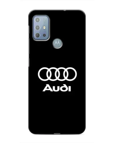Чехол для Motorola MOTO G20 с картинкой «Классическое лого Audi»