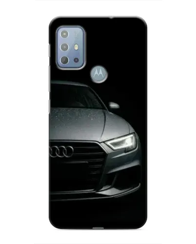 Чехол для Motorola MOTO G20 с картинкой «Audi — детализация кузова»
