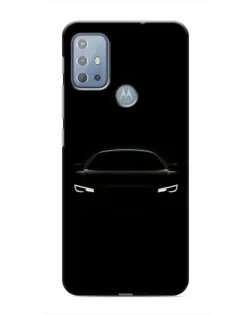 Чехол для Motorola MOTO G20 с картинкой «Взгляд Audi в темноте»