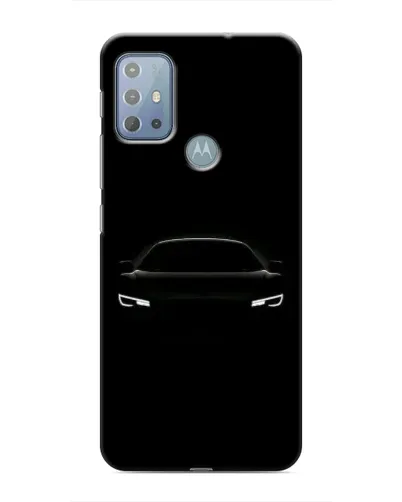 Чехол для Motorola MOTO G20 с картинкой «Взгляд Audi в темноте»