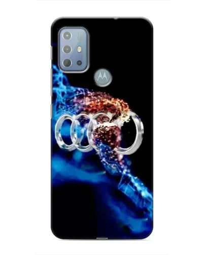 Чехол для Motorola MOTO G20 с картинкой «Энергия лого Audi»