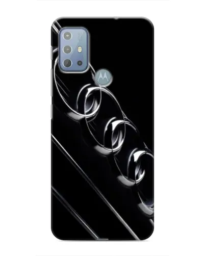 Чехол для Motorola MOTO G20 с картинкой «Audi — абстрактные кольца»