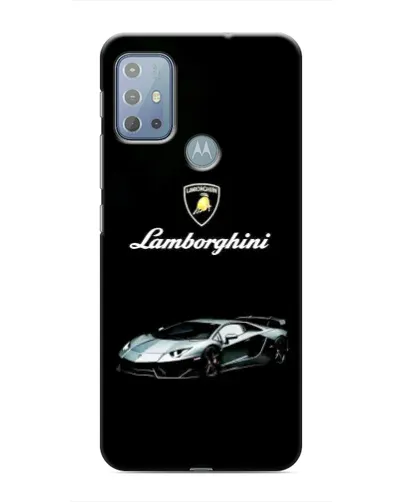 Чехол для Motorola MOTO G20 с картинкой «Логотип Lamborghini классика»
