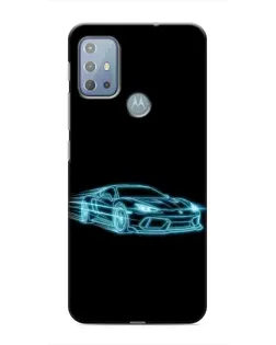 Чехол для Motorola MOTO G20 с картинкой «Неоновый контур Lamborghini» Чехол для Motorola MOTO G20 с картинкой «Неоновый контур Lamborghini»