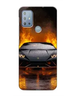 Чехол для Motorola MOTO G20 с картинкой «Lamborghini в огне» Чехол для Motorola MOTO G20 с картинкой «Lamborghini в огне»