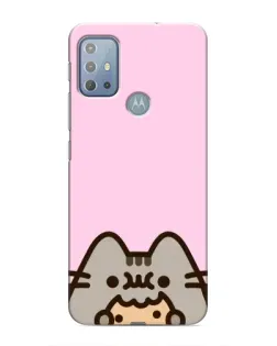 Чехол для Motorola MOTO G20 с картинкой «Pusheen и печенье» Чехол для Motorola MOTO G20 с картинкой «Pusheen и печенье»