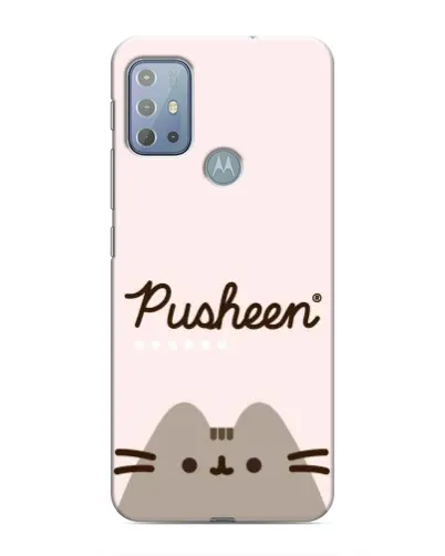 Чехол для Motorola MOTO G20 с картинкой «Pusheen логотип» Чехол для Motorola MOTO G20 с картинкой «Pusheen логотип»