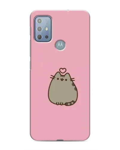 Чехол для Motorola MOTO G20 с картинкой «Pusheen сердце» Чехол для Motorola MOTO G20 с картинкой «Pusheen сердце»