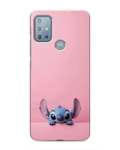 Чехол для Motorola MOTO G20 с картинкой «Stitch выглядывает»