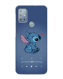 Чехол для Motorola MOTO G20 с картинкой «Музыкальный Stitch»