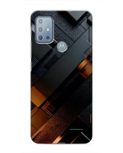 Чехол для Motorola MOTO G20 с картинкой «Черные геометрические блоки» Чехол для Motorola MOTO G20 с картинкой «Черные геометрические блоки»
