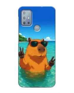 Чехол для Motorola MOTO G20 с картинкой «Морская капибара» Чехол для Motorola MOTO G20 с картинкой «Морская капибара»