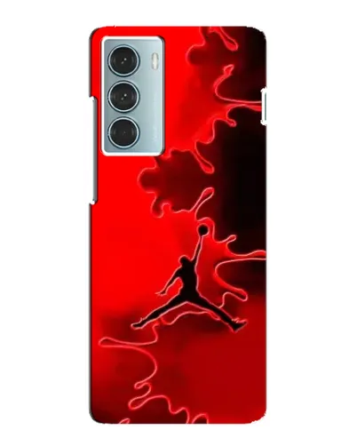 Чехол для Motorola MOTO G200 с картинкой «Jordan Red Smoke»