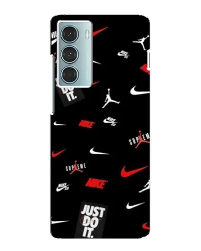Чехол для Motorola MOTO G200 с картинкой «Nike Mix Pattern»