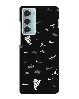 Чехол для Motorola MOTO G200 с картинкой «Nike Black Pattern» Чехол для Motorola MOTO G200 с картинкой «Nike Black Pattern»