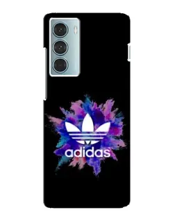 Чехол для Motorola MOTO G200 с картинкой «Взрыв красок Adidas»