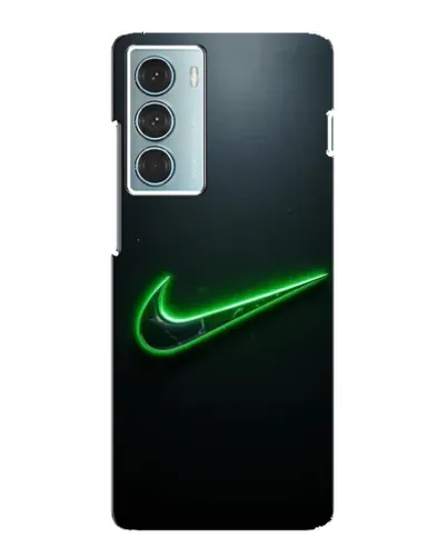Чехол для Motorola MOTO G200 с картинкой «Неоновый контур Nike»