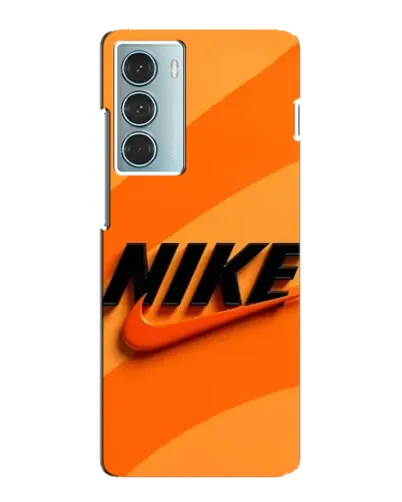 Чехол для Motorola MOTO G200 с картинкой «Оранжевый драйв Nike»