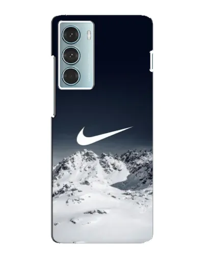 Чехол для Motorola MOTO G200 с картинкой «Nike — зимние горы»