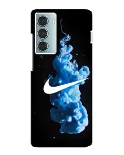 Чехол для Motorola MOTO G200 с картинкой «Nike и синий дым»