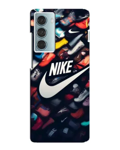 Чехол для Motorola MOTO G200 с картинкой «Коллекция кроссовок Nike»
