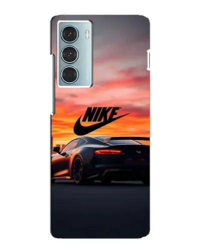Чехол для Motorola MOTO G200 с картинкой «Nike и суперкар»