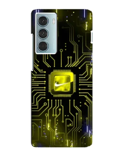 Чехол для Motorola MOTO G200 с картинкой «Nike — золотая искра»