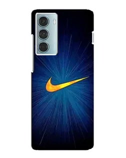 Чехол для Motorola MOTO G200 с картинкой «Синий пульс Nike»