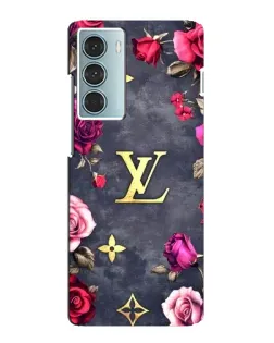 Чехол для Motorola MOTO G200 с картинкой «Цветочный Louis Vuitton»