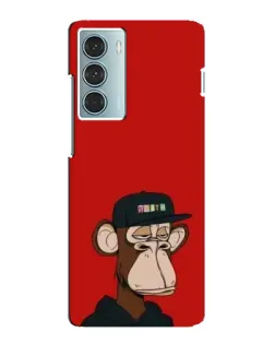 Чехол для Motorola MOTO G200 с картинкой «Bored Ape — красный фон» Чехол для Motorola MOTO G200 с картинкой «Bored Ape — красный фон»