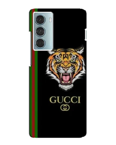 Чехол для Motorola MOTO G200 с картинкой «Тигр Gucci»