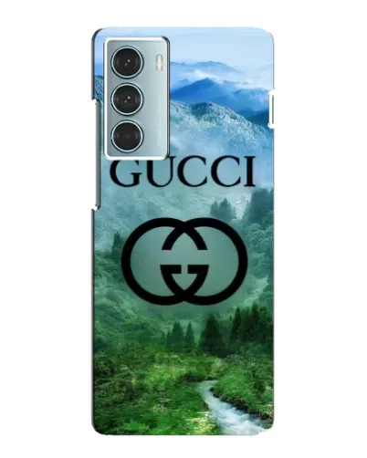 Чехол для Motorola MOTO G200 с картинкой «Gucci — горный пейзаж»