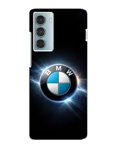 Чехол для Motorola MOTO G200 с картинкой «BMW — неоновое сияние»