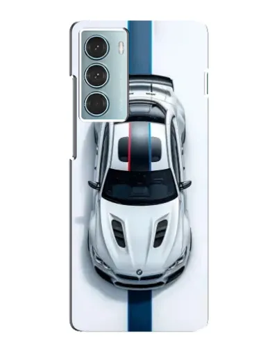 Чехол для Motorola MOTO G200 с картинкой «Вид сверху — BMW M»