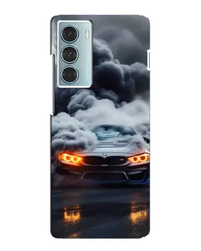 Чехол для Motorola MOTO G200 с картинкой «BMW в дыму»