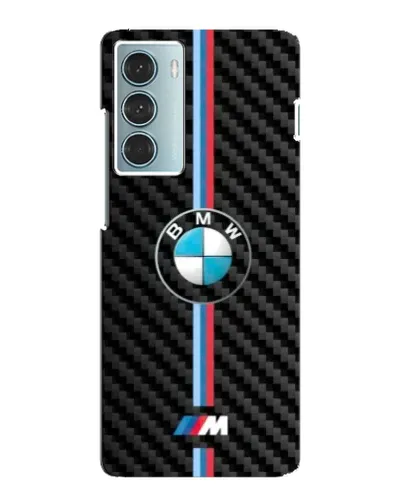 Чехол для Motorola MOTO G200 с картинкой «Эмблема BMW и карбон»