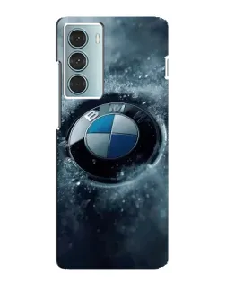 Чехол для Motorola MOTO G200 с картинкой «Логотип BMW — лед»
