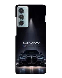 Чехол для Motorola MOTO G200 с картинкой «BMW сквозь ночной город»