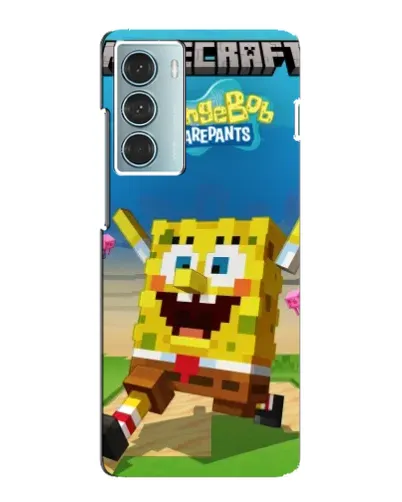 Чехол для Motorola MOTO G200 с картинкой «Губка Боб Minecraft» Чехол для Motorola MOTO G200 с картинкой «Губка Боб Minecraft»