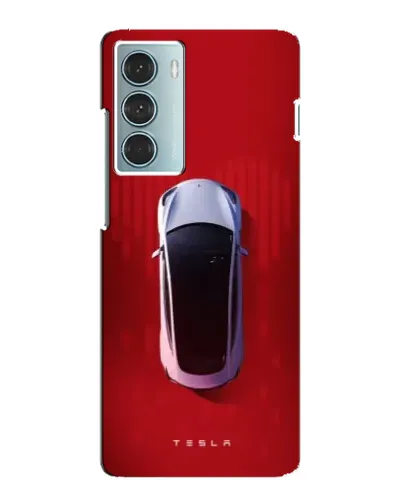 Чехол для Motorola MOTO G200 с картинкой «Tesla Top View»