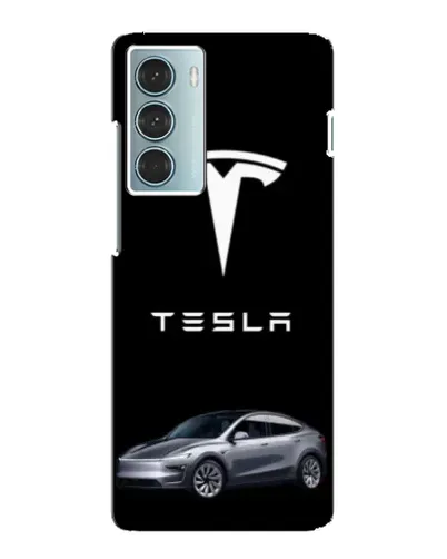 Чехол для Motorola MOTO G200 с картинкой «Tesla Model Y»