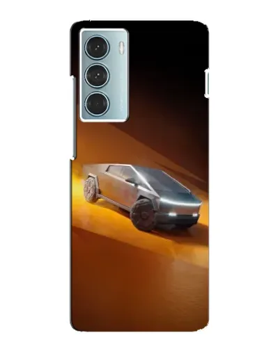 Чехол для Motorola MOTO G200 с картинкой «Cybertruck в пустыне»