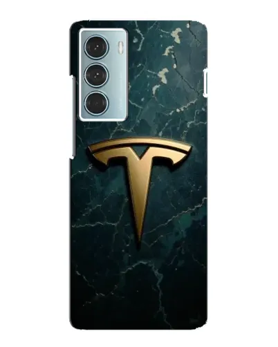 Чехол для Motorola MOTO G200 с картинкой «Мраморная Tesla Gold»