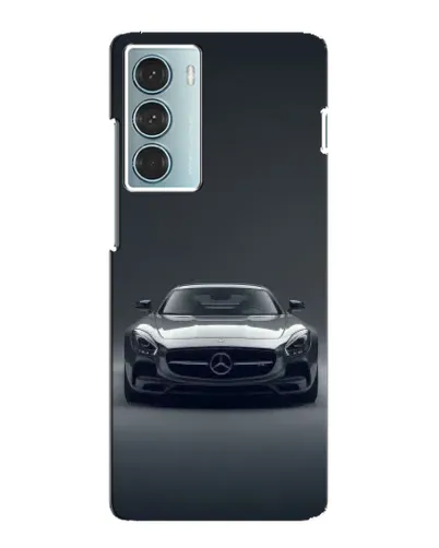 Чехол для Motorola MOTO G200 с картинкой «Mercedes на черном»