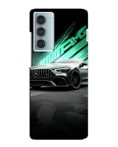 Чехол для Motorola MOTO G200 с картинкой «Темный Mercedes AMG»