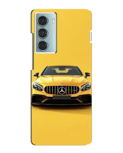 Чехол для Motorola MOTO G200 с картинкой «Желтый Mercedes GT»