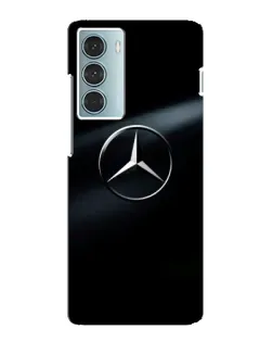 Чехол для Motorola MOTO G200 с картинкой «Mercedes на металле»