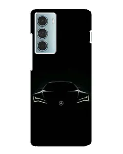 Чехол для Motorola MOTO G200 с картинкой «Mercedes — силуэт авто»