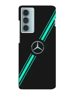 Чехол для Motorola MOTO G200 с картинкой «Спортивные линии Mercedes»