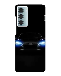 Чехол для Motorola MOTO G200 с картинкой «Audi в неоне»